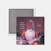 キュートメリークリスマスお洒落格言ホリデーツリー マグネット (正面/裏面)