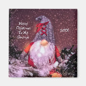 キュートメリークリスマスお洒落格言ホリデーツリー マグネット (正面)