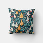 キュートメリークリスマスツリーズフェスティバル クッション (正面)