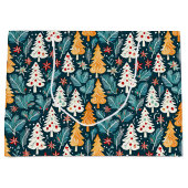 キュートメリークリスマスツリーズフェスティバル ラージペーパーバッグ (正面)