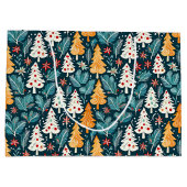 キュートメリークリスマスツリーズフェスティバル ラージペーパーバッグ (裏面)