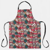 キュートメリークリスマスホリデーフェスティバル エプロン (正面)