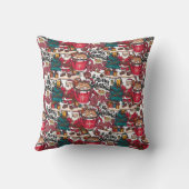 キュートメリークリスマスホリデーフェスティバル クッション (裏面)