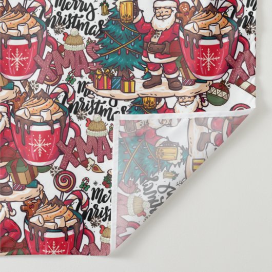 キュートメリークリスマスホリデーフェスティバル タペストリー (詳細)