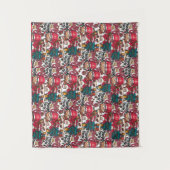 キュートメリークリスマスホリデーフェスティバル タペストリー (正面)