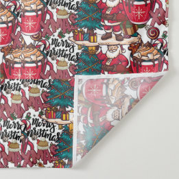 キュートメリークリスマスホリデーフェスティバル タペストリー