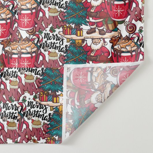 キュートメリークリスマスホリデーフェスティバル タペストリー (詳細)