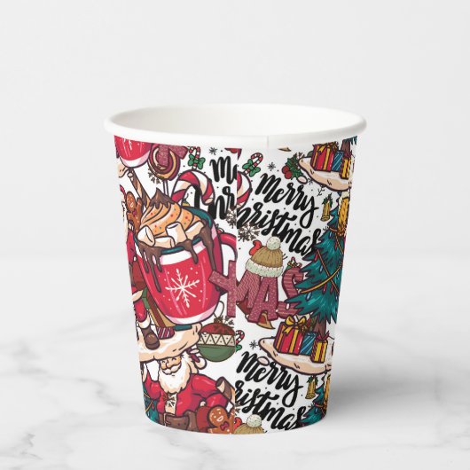 キュートメリークリスマスホリデーフェスティバル 紙コップ (右)