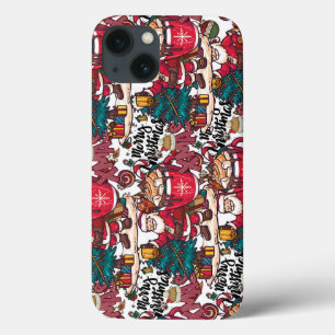 キュートメリークリスマスホリデーフェスティバル iPhone 13ケース