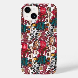 キュートメリークリスマスホリデーフェスティバル Case-Mate iPhone 14ケース