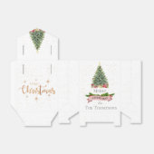 キュートメリークリスマスホワイトピフェイクンクグリッター フェイバーボックス (折り畳みなし)