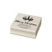 キュートメリークリスマスユニコーン差出人住所 ラバースタンプ (スタンプ)