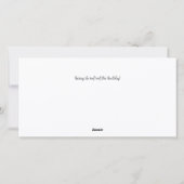 キュートメリークリスマス小妖精や小人&ルドルフ子犬 シーズンカード (裏面)