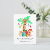 キュートメレカリキマカトロピカルハワイアンクリスマス シーズンカード (スタンド正面)