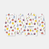 キュートモカラフルンスターおもしろい子供の誕生日パーティー フェイバーボックス (折り畳みなし)