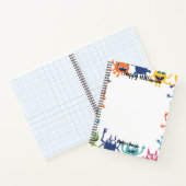 キュートモカラフルンスターズハッピーハローウィン ノートブック (内部)