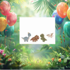 キュートモダンとボホ恐竜 ポストイット