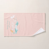 キュートモダンイースターパーソナライズされた バスタオルセット (ハンドタオル)