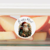 キュートモダンウォーターレトロクラシックサンタクロース ラベル (貼付)