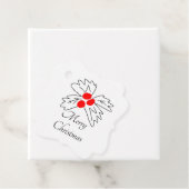 キュートモダンクリスマスベルパーティーギフトラベル フェイバータグ (インサイチュ)