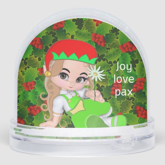 キュートモダンクリスマス小妖精や小人妖精 (裏面)