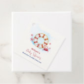 キュートモダンク航海のガニガニ赤ちゃんシャワー フェイバータグ (インサイチュ)