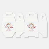 キュートモダンク航海のガニガニ赤ちゃんシャワー フェイバーボックス (見開き)