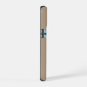 キュートモダンサンベルナルドッグアート iPhone 15ケース (右側面)