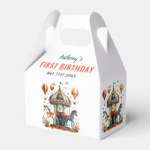 キュートモダンサーカスカーニバルフェスティバル1st誕生日 フェイバーボックス (裏面サイド)