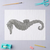 キュートモダンシーホーススケッチ航海の子供部屋DIY 薄葉紙 (クラフト)