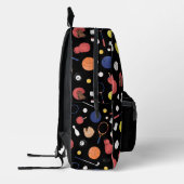 キュートモダンスポーツチャンピオンカスタムキッズブラック プリントバックパック (左)