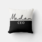 キュートモダントレンディーマダムCEOピロー クッション (正面)