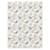 キュートモダンパステルお洒落ホエールバルーンパーティー テーブルクロス (正面)