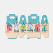 キュートモダンビーチハッツサマーホリデーアート フェイバーボックス (折り畳みなし)