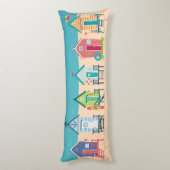 キュートモダンビーチハッツサマーホリデーアート ボディピロー (裏面 (縦))