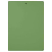 キュートモダンレッドフローラロータマンダラパーソナライズされた クリップボード (裏面)