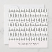 キュートモダン・メリー・千鳥格子のクリスマス 招待状 (裏面)