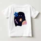 キュートモルベビーボディスーツ ベビーTシャツ (裏面)