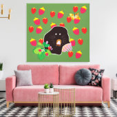 キュートモル春キッズルーム キャンバスプリント (インサイチュ (リビング))