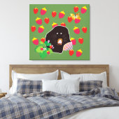 キュートモル春キッズルーム キャンバスプリント (インサイチュ (寝室))