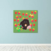 キュートモル春キッズルーム キャンバスプリント (インサイチュ (ウッドフロア))