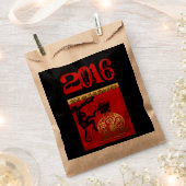 キュートモンキー中国のイヤー〔占星術の〕十二宮図誕生日お気に入りバッグ フェイバーバッグ (クリップ留めされた状態)