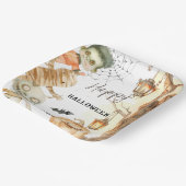 キュートモンスターズスポオクタキュラーキッズハローウィンパーティ ペーパープレート (傾斜あり)