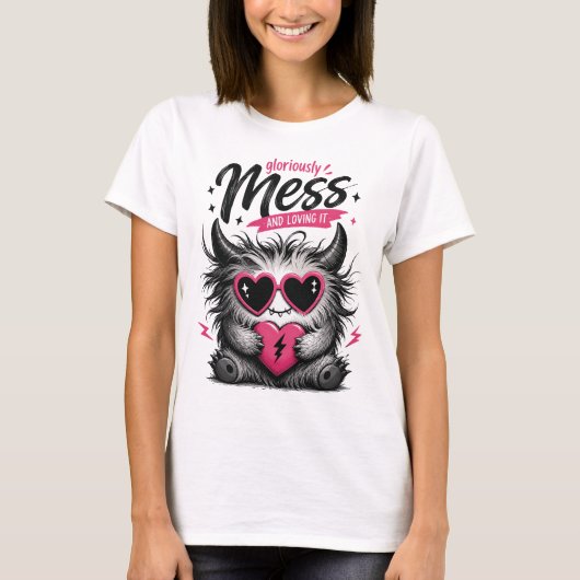 キュートモンスター グロリアス・メス グラフィック Tシャツ (正面)