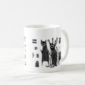キュートモンスター コーヒーマグ - かわいい おもしろい セラミック カップ (正面右)