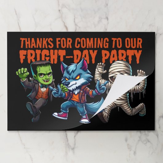 キュートモンテリフィックファライトデイハローウィンパーティ ペーパーパッド (折り畳み)