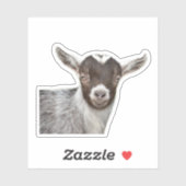 キュートヤギポートレート シール (シート)