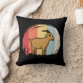 キュートヤギレトロ クッション (ブランケット)