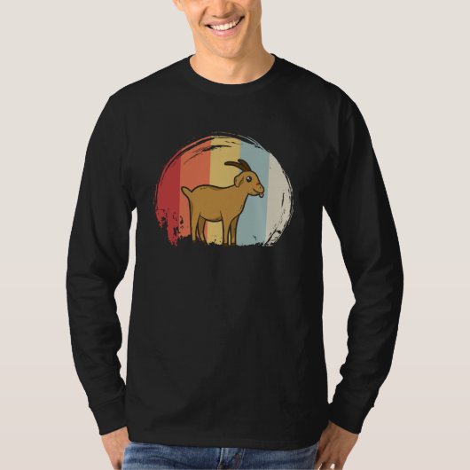 キュートヤギレトロ Tシャツ (正面)