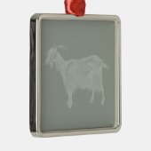 キュートヤ図解入りの、写真付きのートカスタム メタルオーナメント (右)